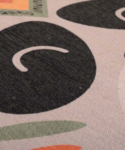 Raccoon rug kids - Smile grey - close up, thumbnail