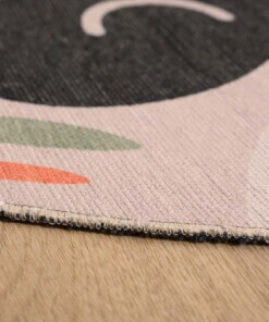Raccoon rug kids - Smile grey - close up, thumbnail