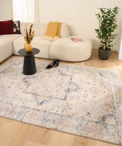 Vintage rug - Classic Arthur cream/blue