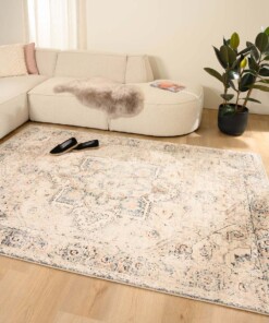 Vintage rug - Fancy Classic cream/beige