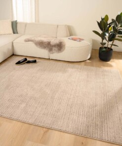Striped rug - Fancy Lines sand color