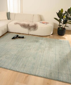Striped rug - Fancy Lines mint green