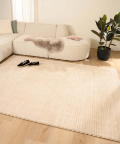 Striped rug - Fancy Lines beige