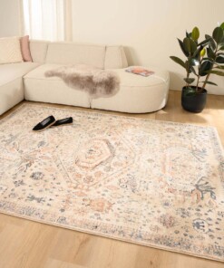 Boho rug​ - Fancy Kavya ivory/multi
