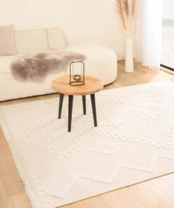 Japandi rug - Knit Fusion white