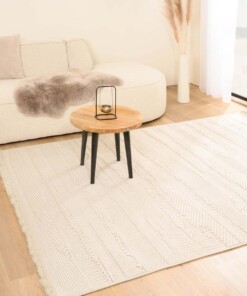 Japandi rug - Knit Tranquil white