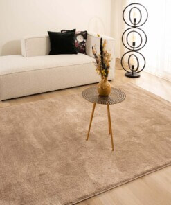 Velvet rug - Flair beige