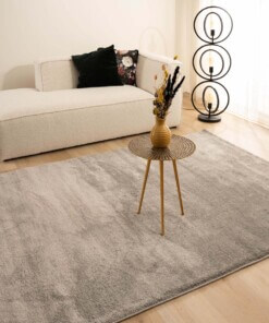 Velvet rug - Flair grey