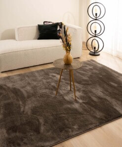 Velvet rug - Flair taupe
