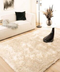 Shaggy rug - Spark cream