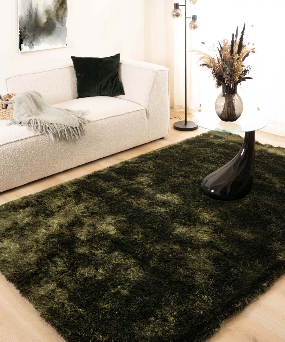 Shaggy rug - Spark olive green Shaggy rug - Spark olive green
