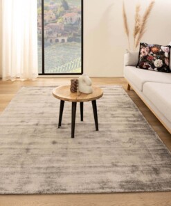 Viscose rug - Glamour silver
