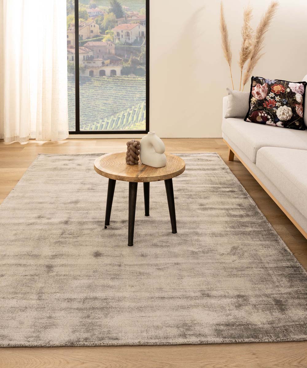 Viscose rug - Glamour silver Viscose rug - Glamour silver