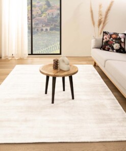 Viscose rug - Glamour white