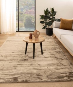 Viscose rug - Pearl brown