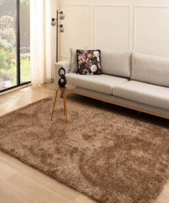Velvet rug - Posh brown