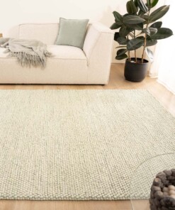 Wool rug - Fjell mint green