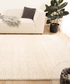 Wool rug - Fjell white