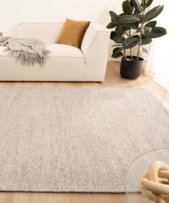 Wool rug - Vridning light grey