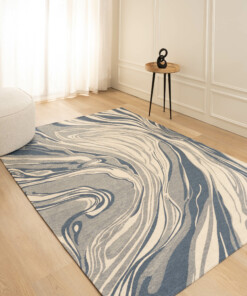 Marble rug - Weave Marble grey/blue