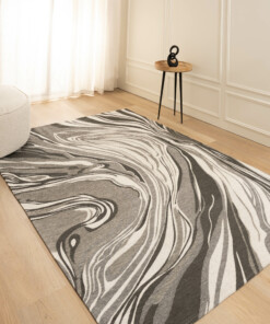 Marble rug - Weave Marble grey/black