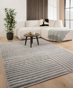 Scandinavian rug - Arc Edge light grey