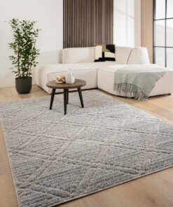 Scandinavian rug - Arc Gem light grey
