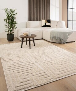 Scandinavian rug - Arc Shade cream