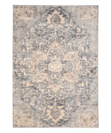 Vintage rug - Classic Leonard blue - overzicht, thumbnail