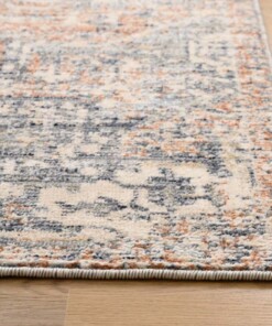 Vintage rug - Classic Victor terracotta - close up, thumbnail