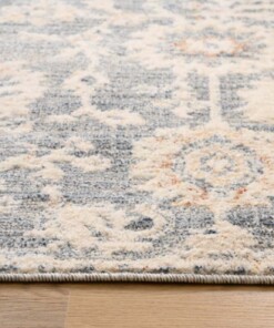 Vintage rug - Classic Marjorie blue - close up, thumbnail