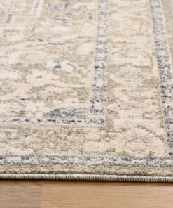 Vintage rug - Classic Bernard green/ivory - close up