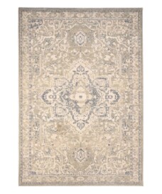 Vintage rug - Classic Bernard green/ivory - overzicht, thumbnail