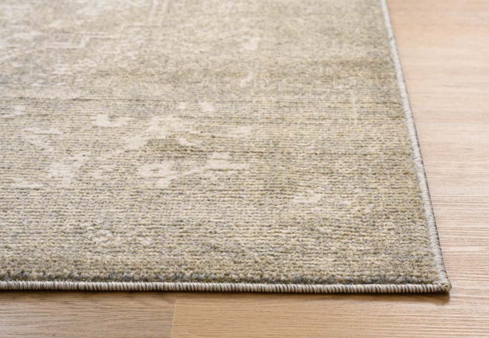 Vintage rug - Classic Bernard green - close up Vintage rug - Classic Bernard green - close up