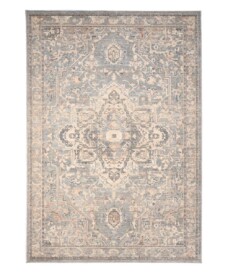 Vintage rug - Classic Bernard light blue - overzicht, thumbnail