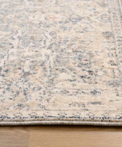 Vintage rug - Classic Franklin beige/blue - close up, thumbnail