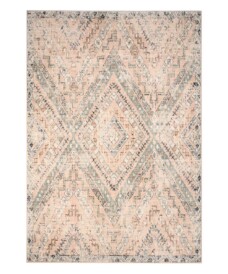 Boho rug​ - Fancy Riya pink/green - overzicht, thumbnail