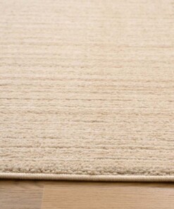 Striped rug - Fancy Lines beige - close up, thumbnail