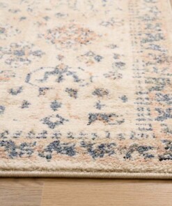 Boho rug​ - Fancy Kavya ivory/multi - close up, thumbnail