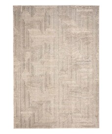 Modern rug - Fancy Maze cream/black - overzicht, thumbnail