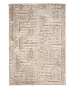 Modern rug - Fancy Maze cream/black - overzicht