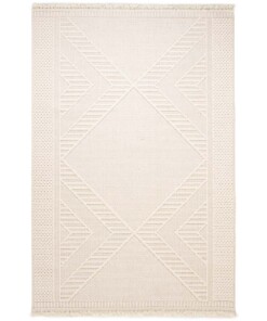 Japandi rug - Knit Diamond white - overzicht, thumbnail
