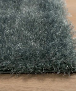 Square velvet rug - Posh blue - close up, thumbnail Square velvet rug - Posh blue - close up, thumbnail