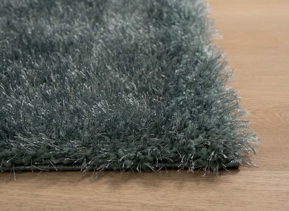 Square velvet rug - Posh blue - close up Square velvet rug - Posh blue - close up