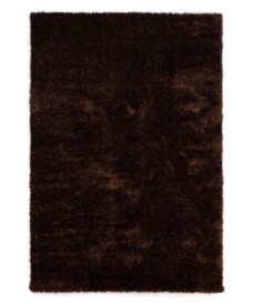 Velvet rug - Posh dark brown - overzicht, thumbnail