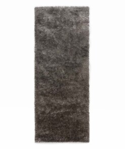 Velvet runner rug - Posh grey - overzicht, thumbnail