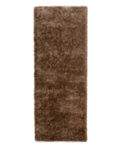 Velvet runner rug - Posh brown - overzicht, thumbnail