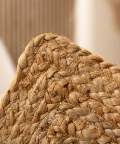 Square jute rug - Aime natural