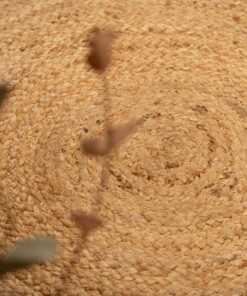 Round jute rug​ - Aime natural