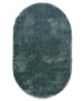 Oval velvet rug - Posh blue - overzicht, thumbnail